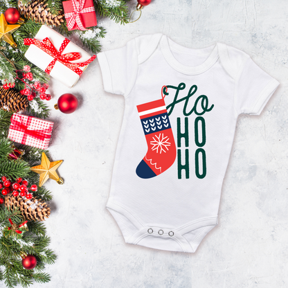 Ho Ho Ho Winter Holiday Season Festive Onesie