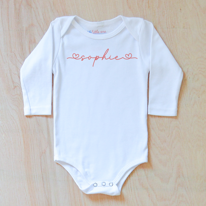 Sweetheart Valentine's Day Personalized Onesie