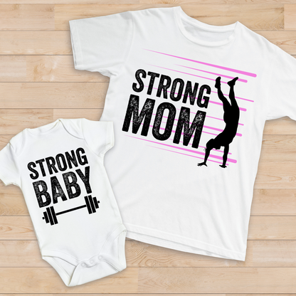 Adult Strong Mom T-Shirt