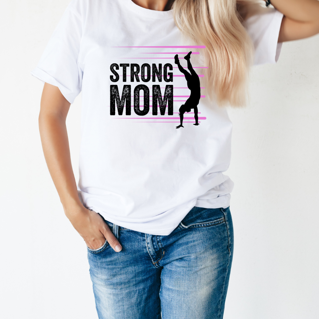 Adult Strong Mom T-Shirt