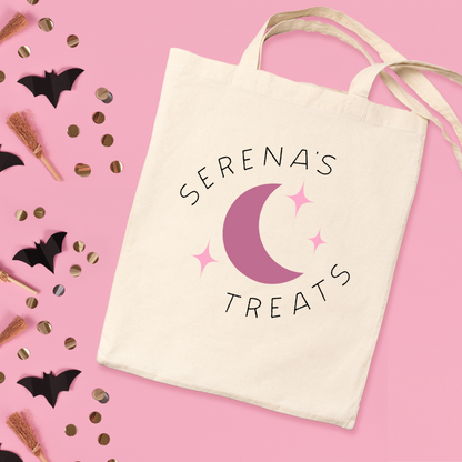 Personalized Celestial Halloween Treats Tote