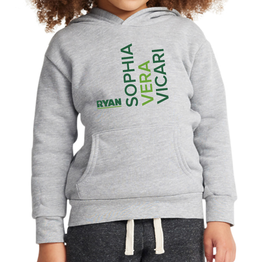 Ryan Companies Personalized Grey Youth Hoodie