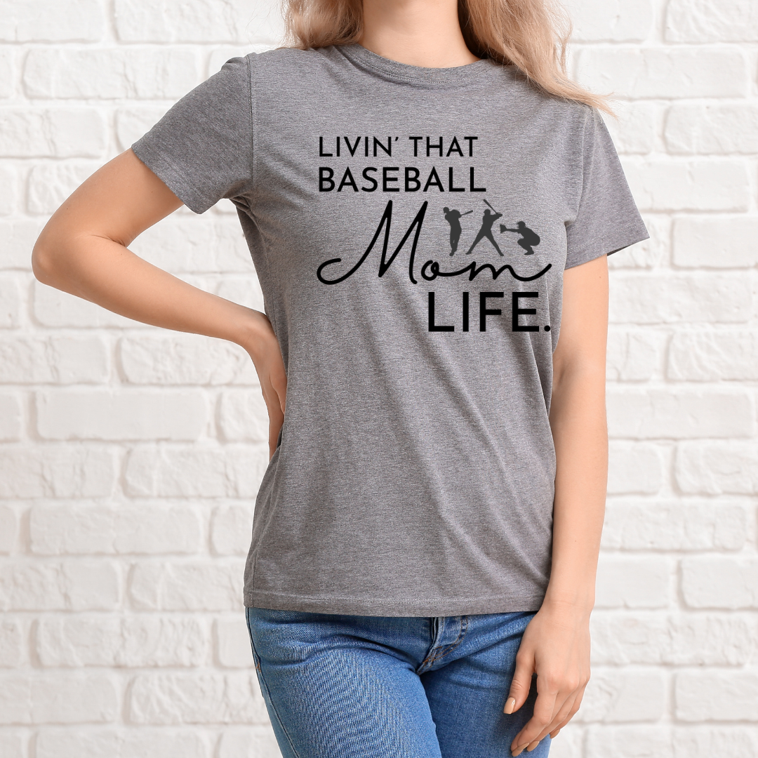 Adult Livin' That Active Mom Life T-Shirt