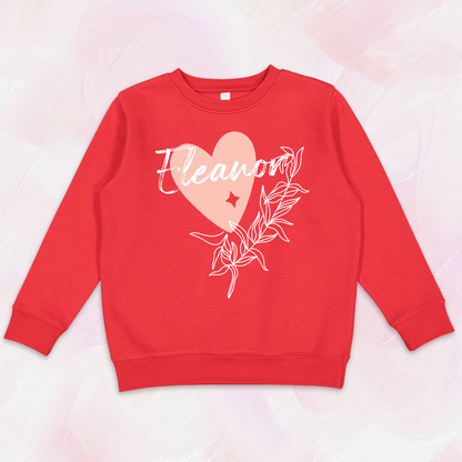 Celestial Love Inspired Personalized Crewneck Sweatshirt