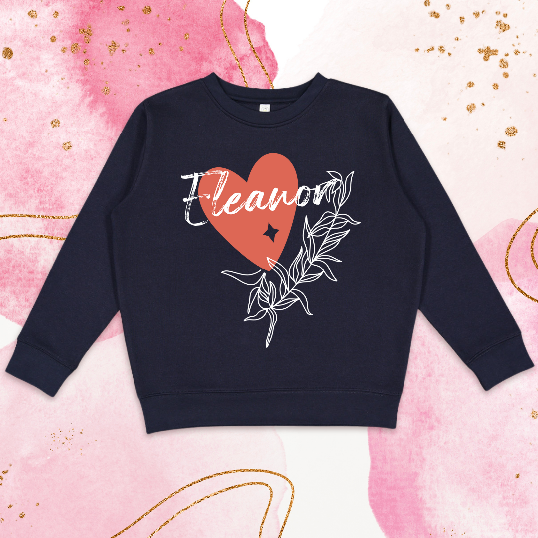 Celestial Love Inspired Personalized Crewneck Sweatshirt