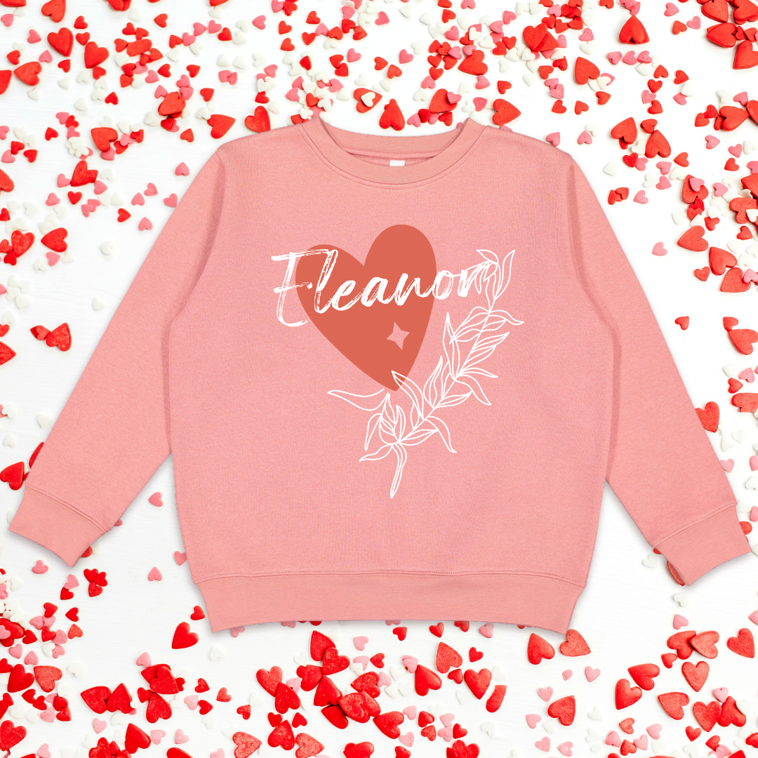 Celestial Love Inspired Personalized Crewneck Sweatshirt