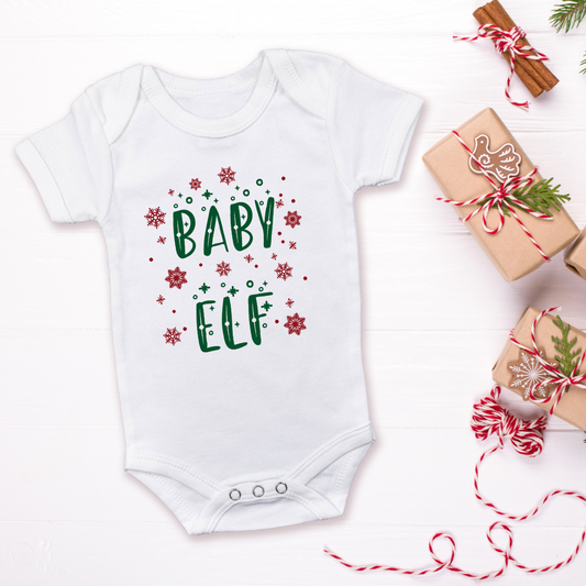 Baby Elf Holiday Onesie