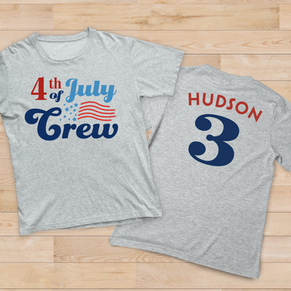 Adult 4th of July Crew T-Shirt