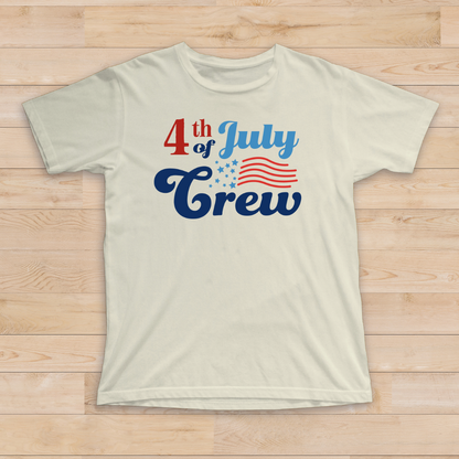 Adult 4th of July Crew T-Shirt