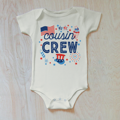 Personalized Cousin Crew Onesie