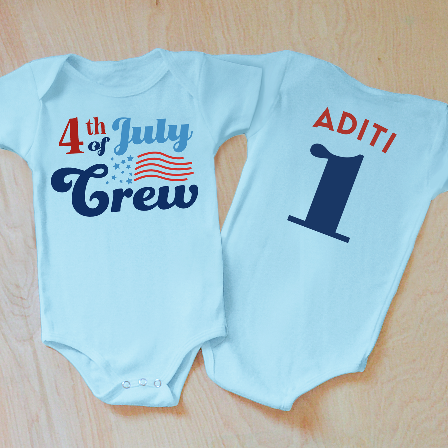 4th of July Crew Onesie