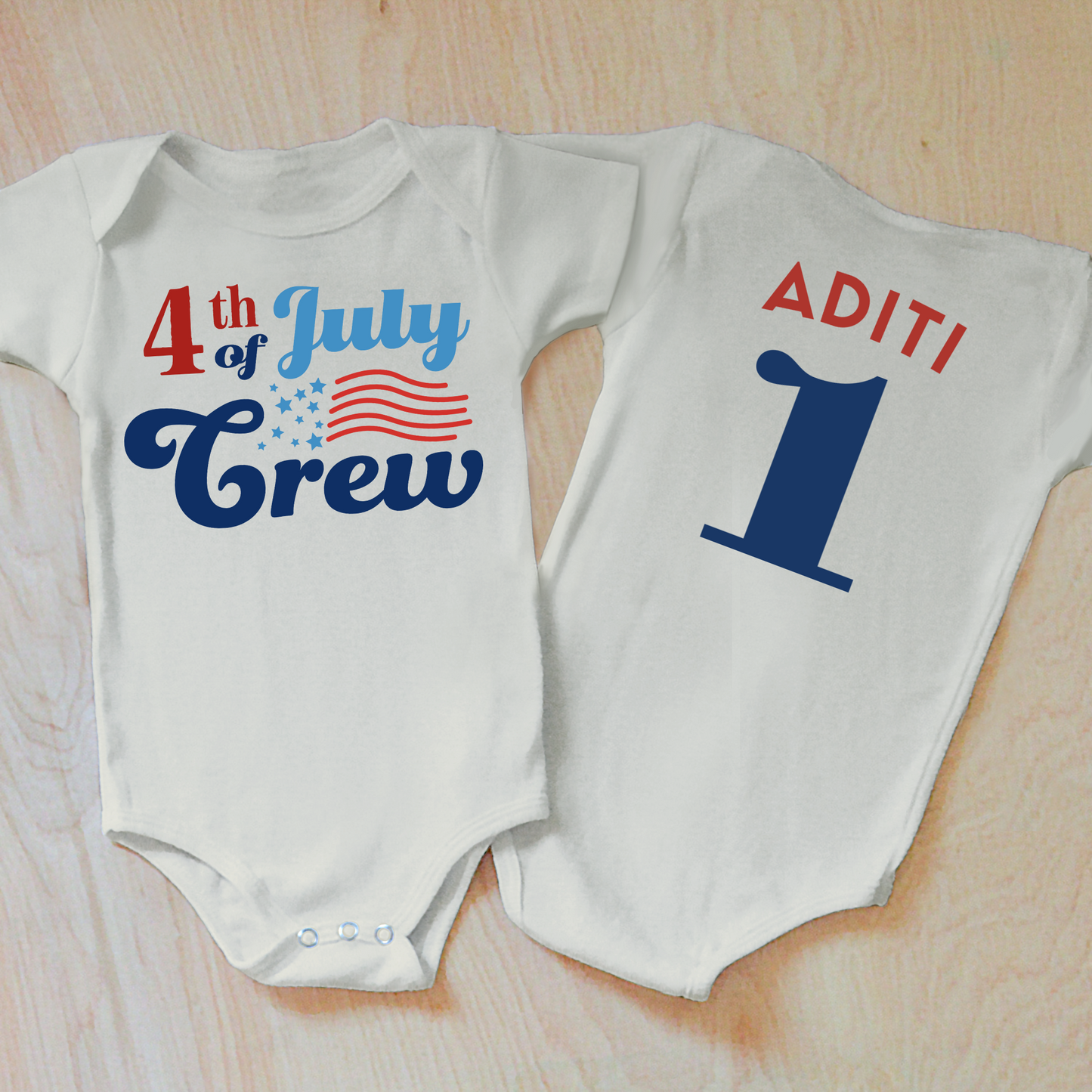 4th of July Crew Onesie