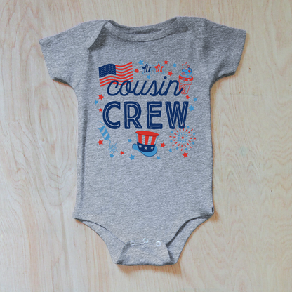 Personalized Cousin Crew Onesie