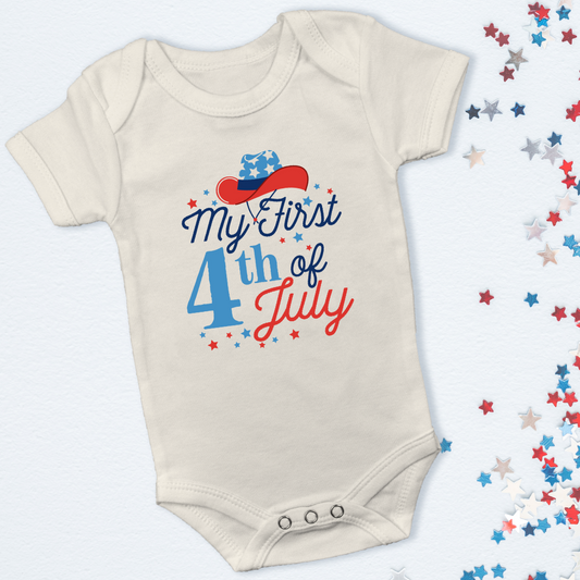 My First 4th of July Baby Onesie