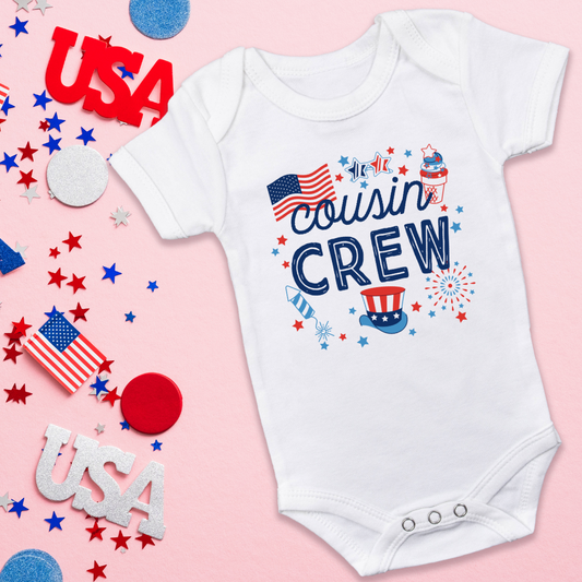 Personalized Cousin Crew Onesie