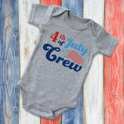 4th of July Crew Onesie