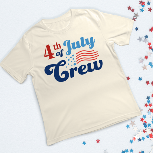 4th of July Crew Kids T-Shirt