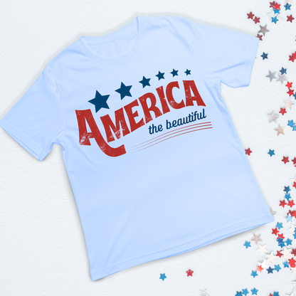 Personalized America the Beautiful T-Shirt