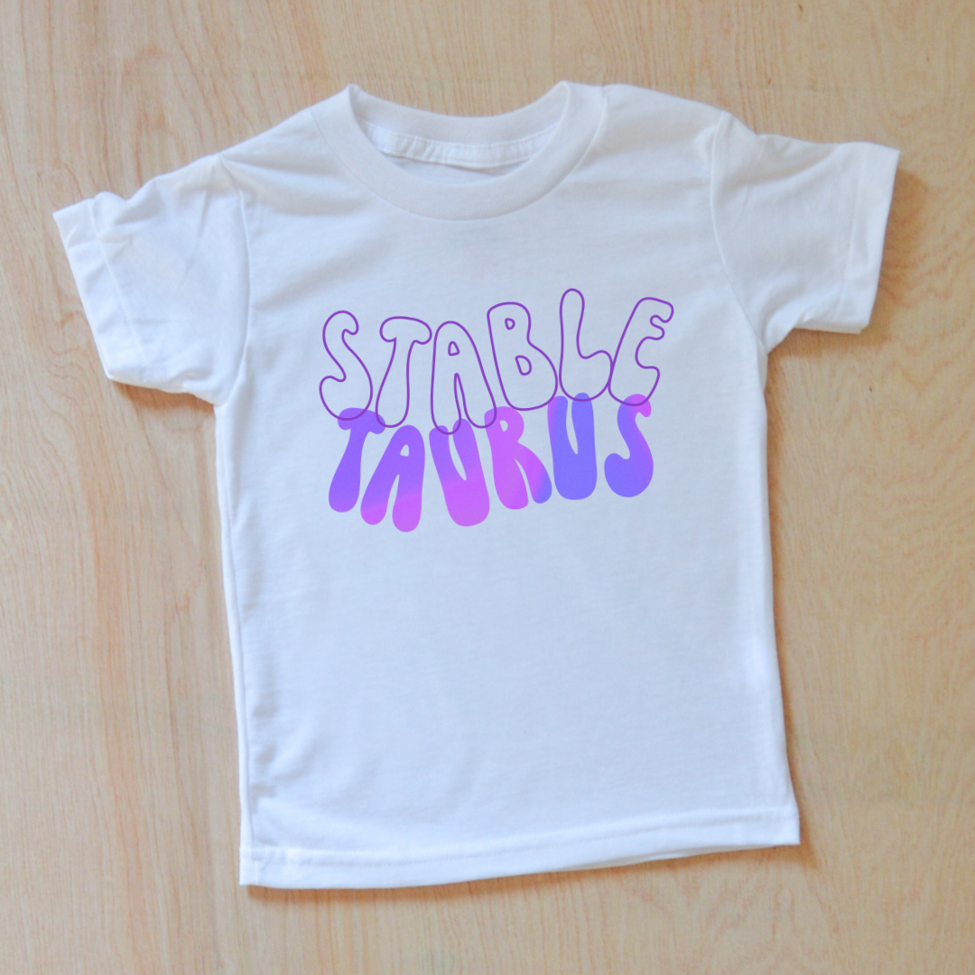 Astrology: Vintage-Inspired Zodiac Kids T-Shirts