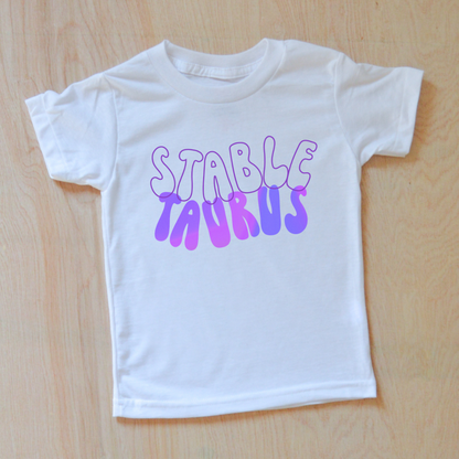 Astrology: Vintage-Inspired Zodiac Kids T-Shirts