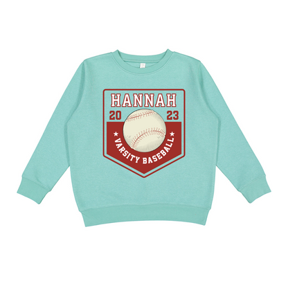 Kids' Classic Baseball Crewneck Sweatshirt