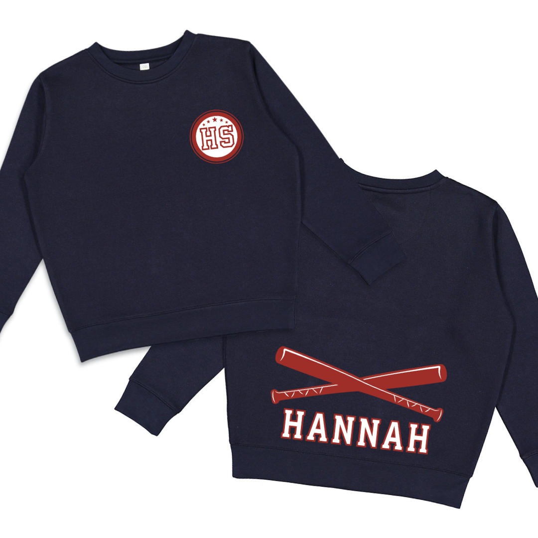 Kids' Classic Baseball Crewneck Sweatshirt