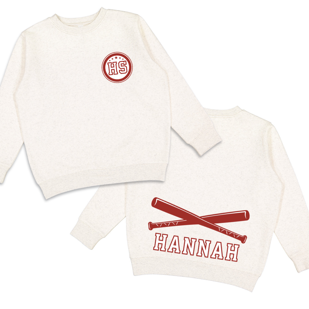 Kids' Classic Baseball Crewneck Sweatshirt