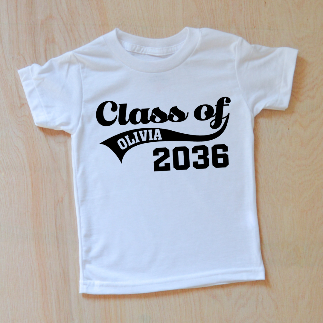 Class of 2036 Back to School Vintage Swoosh T-shirt