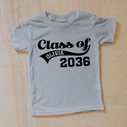 Class of 2036 Back to School Vintage Swoosh T-shirt