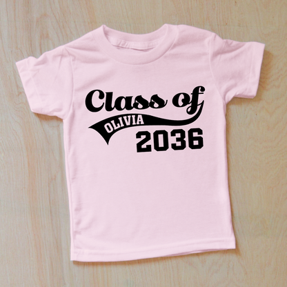 Class of 2036 Back to School Vintage Swoosh T-shirt