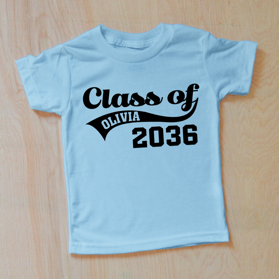 Class of 2036 Back to School Vintage Swoosh T-shirt