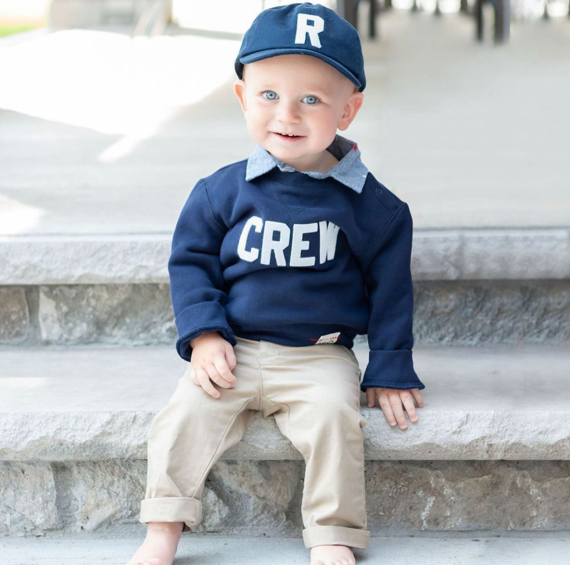 Custom Infant/toddler Navy Baseball Jersey Customized Baby 