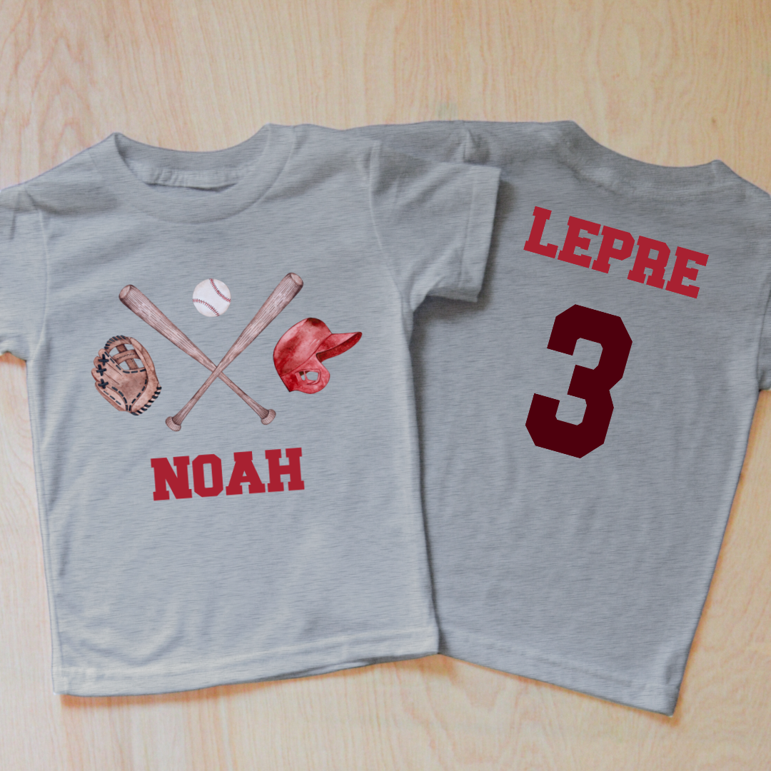 Baseball Personalized T-shirt