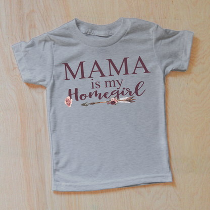 Mama is my home girl Personalized Mothers Day Inspired T-Shirt