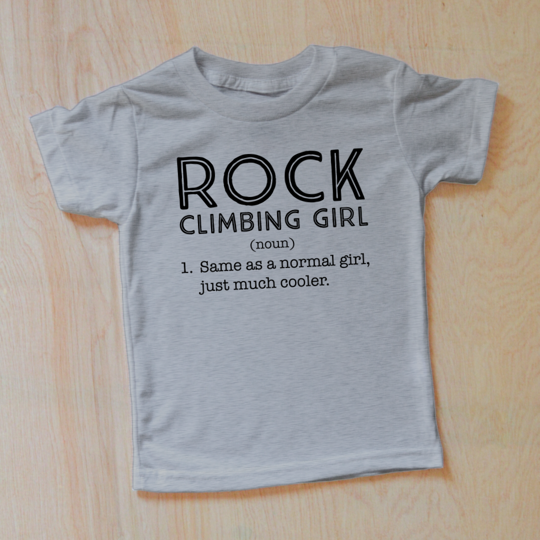 Kids Rock Climbing Girl T-Shirt