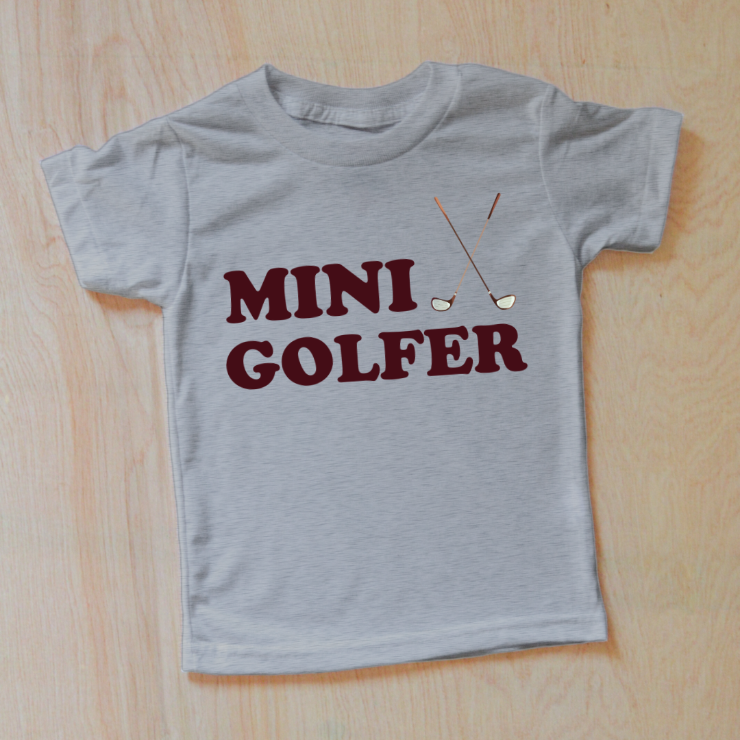 Mini Golfer Kid's T-Shirt