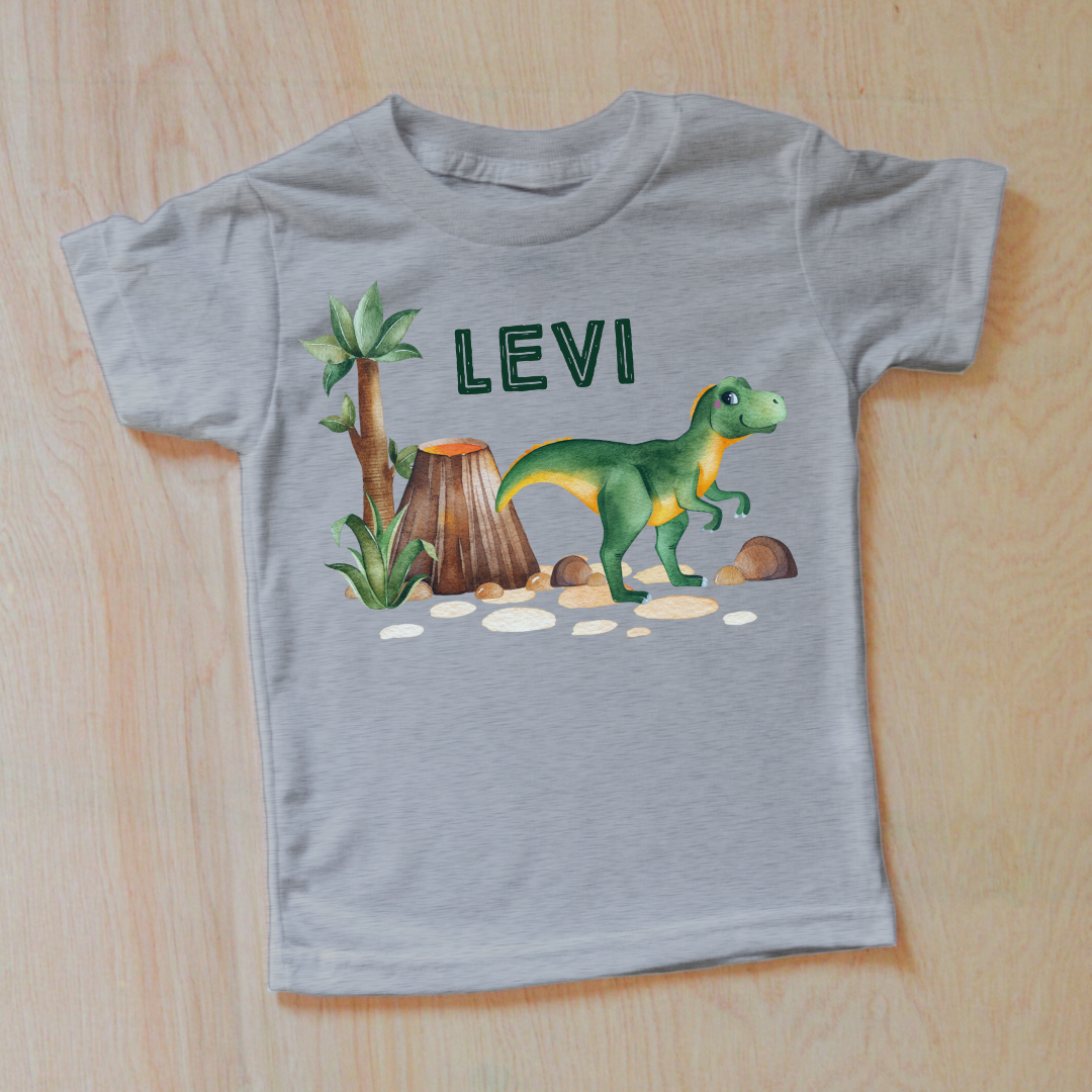 Dinosaur Personalized Kids T-shirt