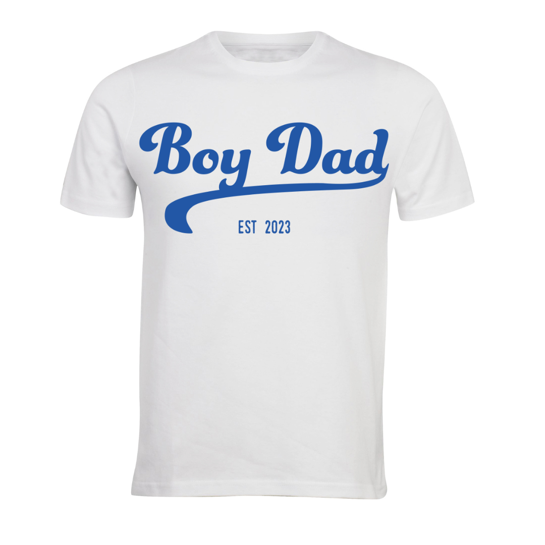 Adult Boy Dad or Girl Dad T-Shirt