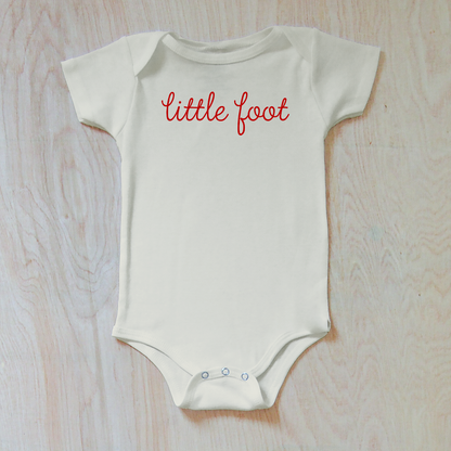 Little Foot Cute Baby Onesie