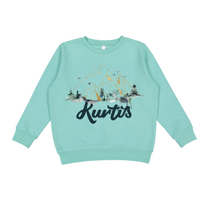 Kids' Classic Mountains Crewneck Sweatshirt