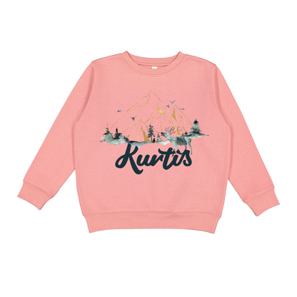 Kids' Classic Mountains Crewneck Sweatshirt