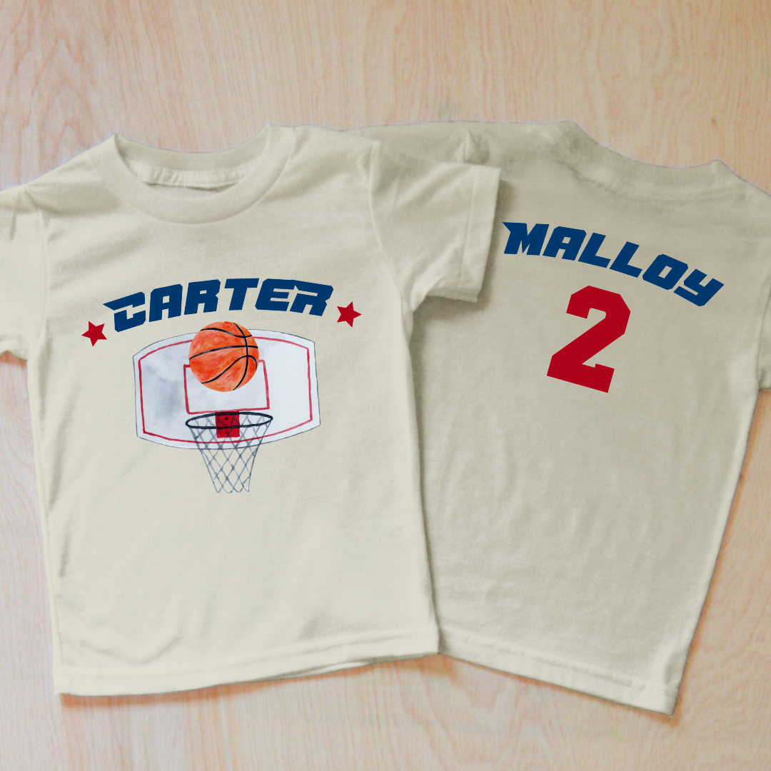 Basketball Personalized T-shirt