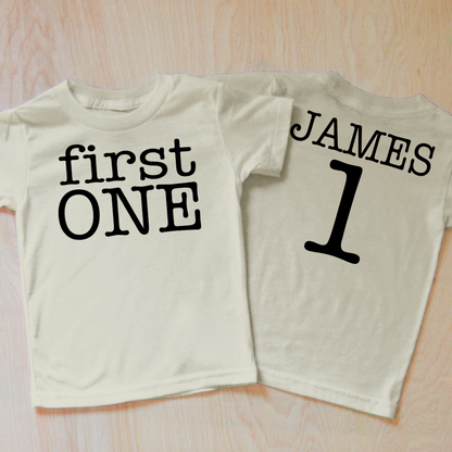 First One, Middle One Kids T-Shirt