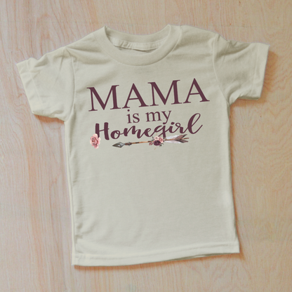 Mama is my home girl Personalized Mothers Day Inspired T-Shirt