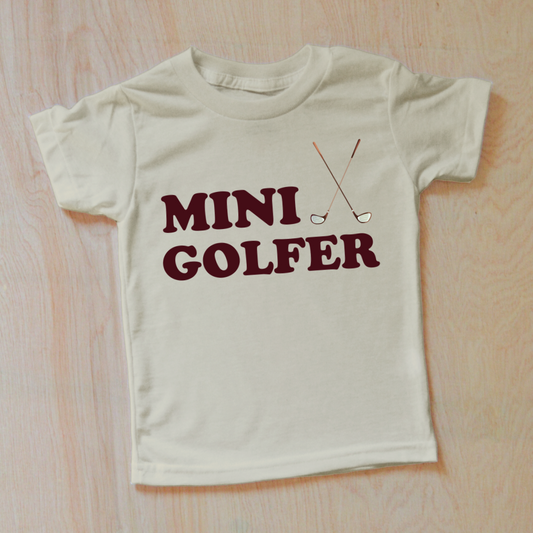 Mini Golfer Kid's T-Shirt