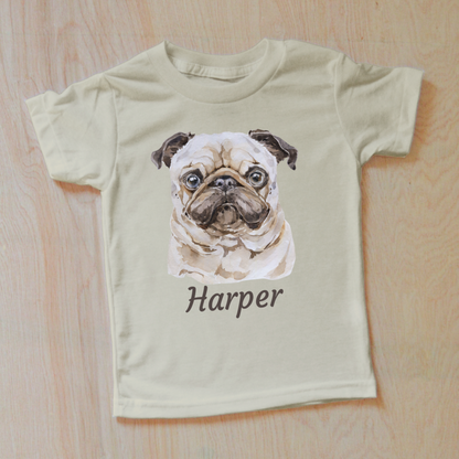 Sweet Doggy Personalized Kids T-Shirt