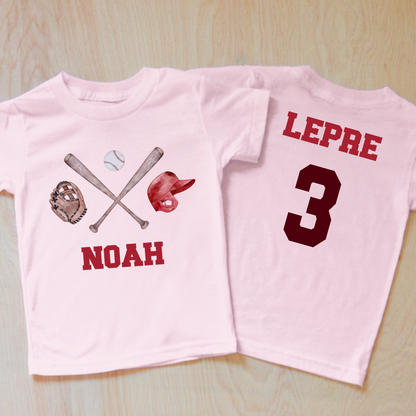 Baseball Personalized T-shirt