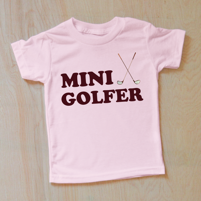 Mini Golfer Kid's T-Shirt