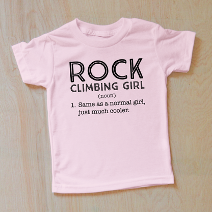 Kids Rock Climbing Girl T-Shirt