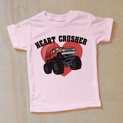 Heart Crusher Monster Truck T-Shirt